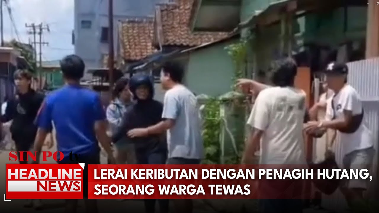 Lerai Keributan Dengan Penagih Hutang, Seorang Warga Tewas