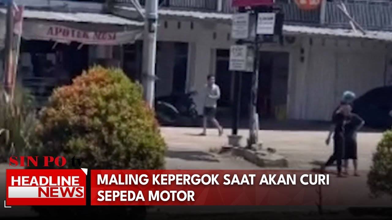 Maling Kepergok Saat Akan Curi Motor