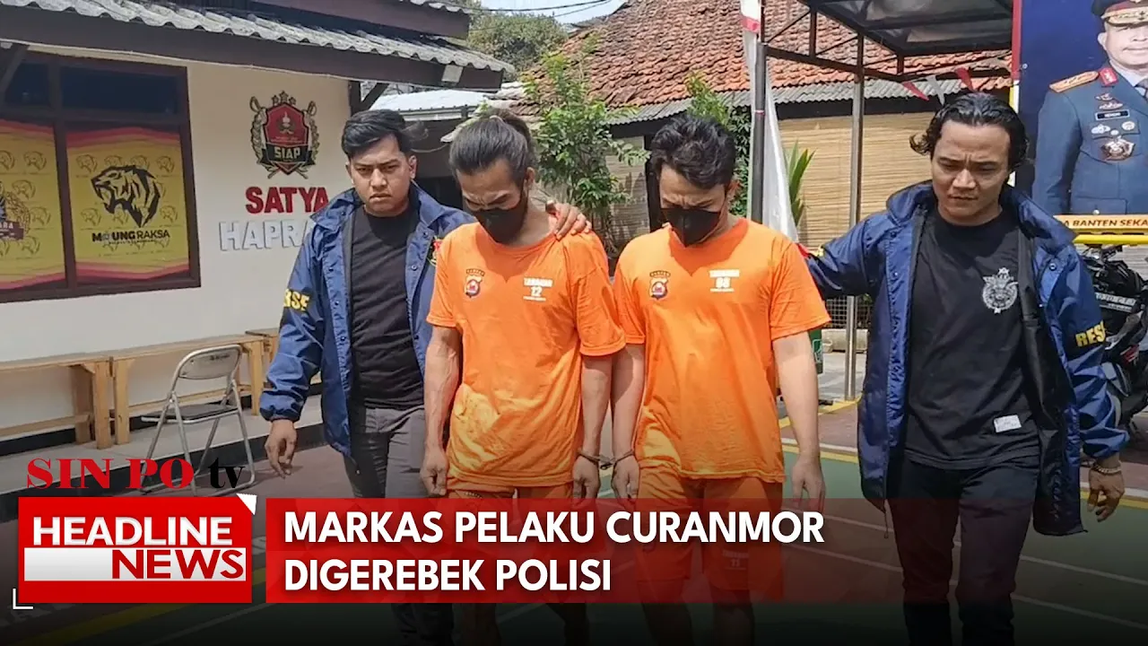 Markas Pelaku Curanmor Digerebek Polisi