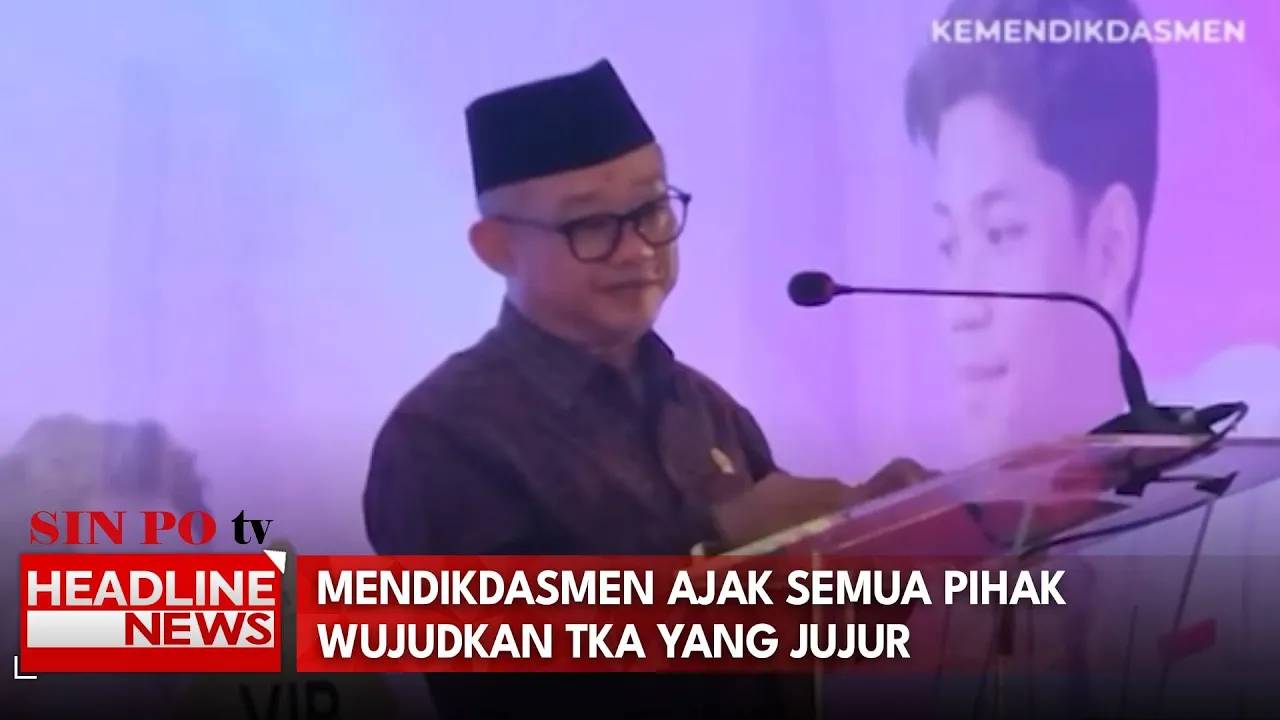 Mendikdasmen Ajak Semua Pihak Wujudkan TKA Yang Jujur