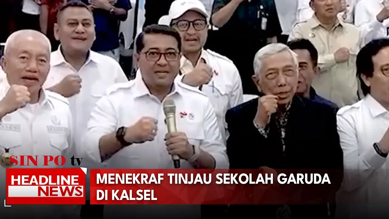 Menekraf Tinjau Sekolah Garuda Di Kalsel