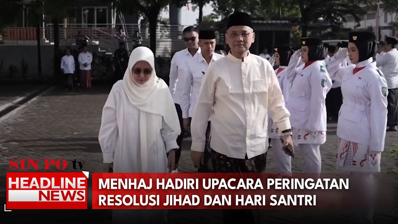 Menhaj Hadiri Upacara Peringatan Resolusi Jihad Dan Hari Santri