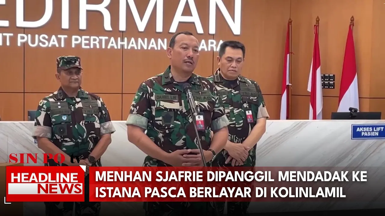 Menhan Sjafrie Dipanggil Mendadak Ke Istana Pasca Berlayar Di Kolinlamil