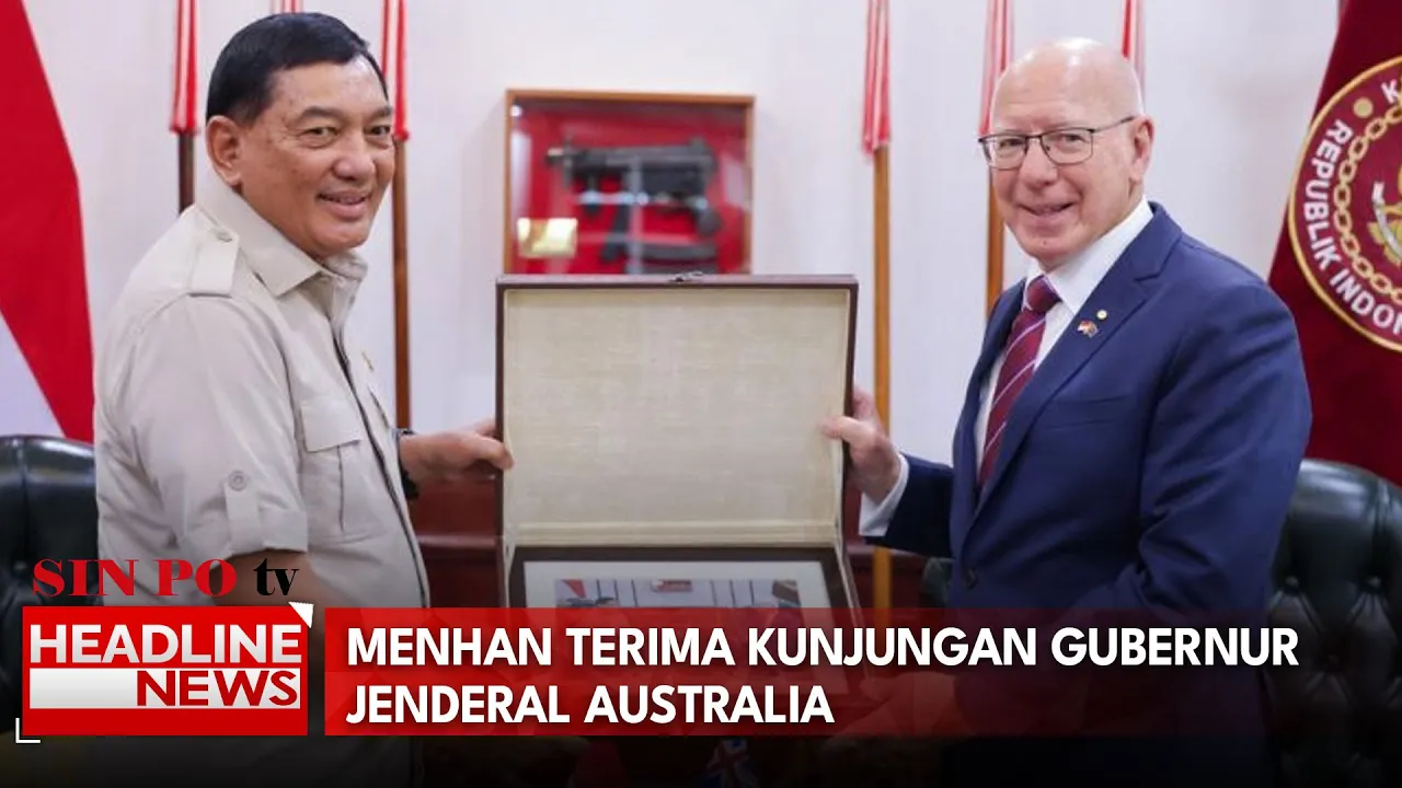 Menhan Terima Kunjungan Gubernur Jenderal Australia