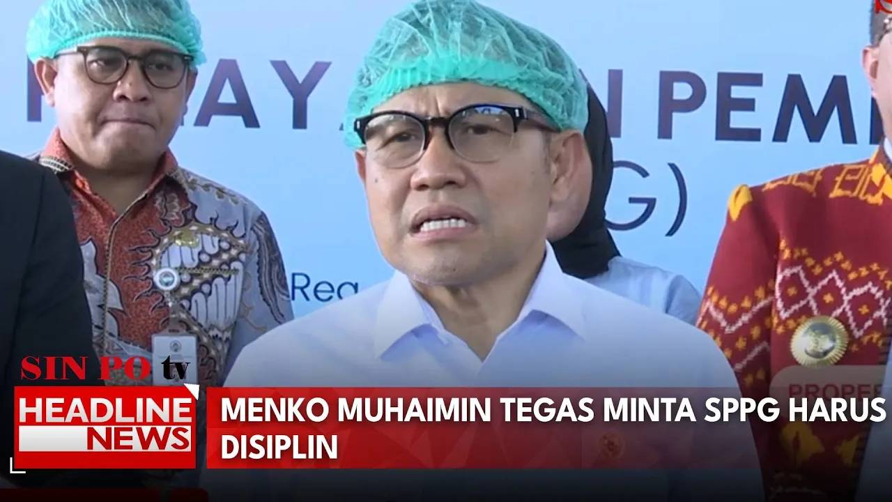 Menko Muhaimin Tegas Minta SPPG Harus Disiplin