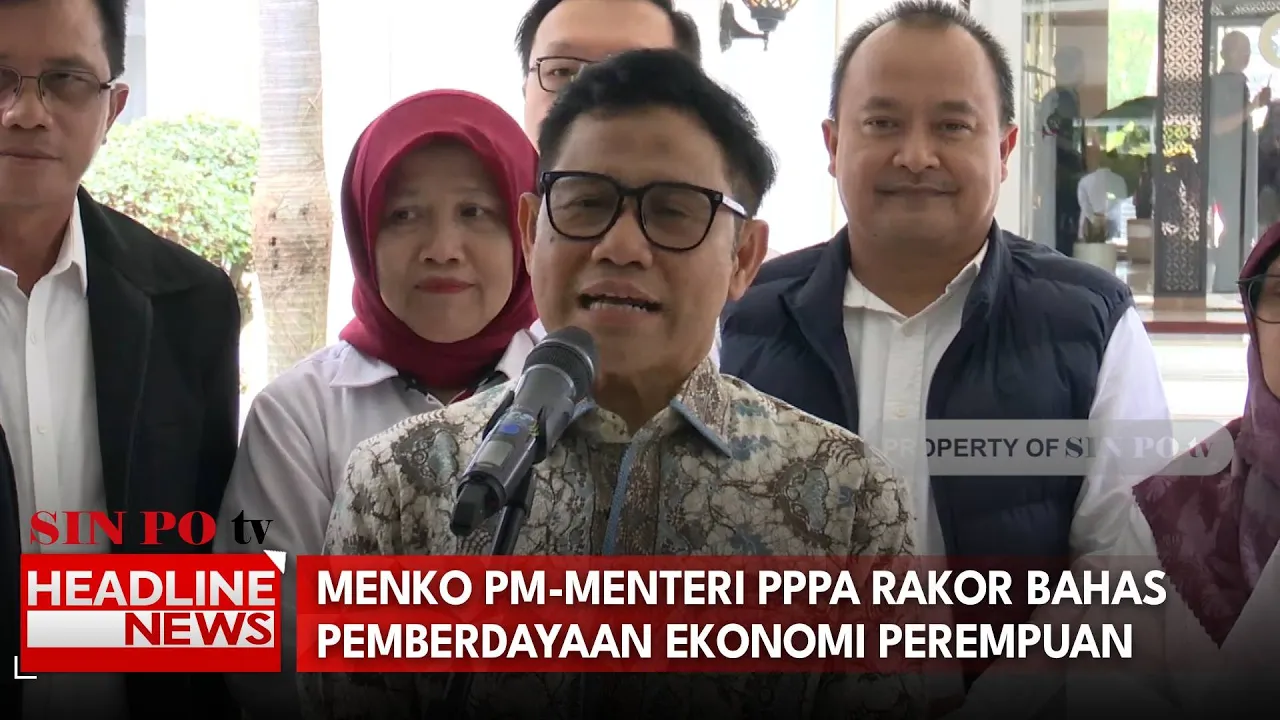 Menko PM-Menteri PPPA Rakor Bahas Pemberdayaan Ekonomi Perempuan