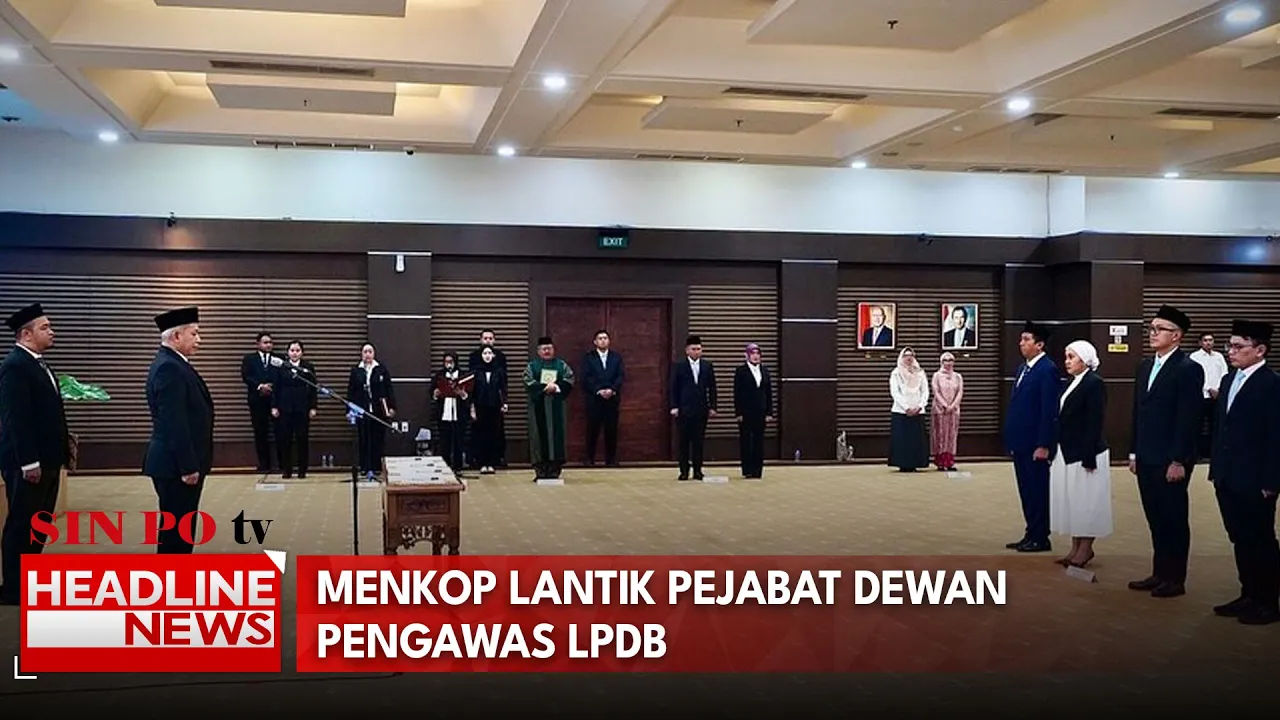 Menkop Lantik Pejabat Dewan Pengawas LPDB