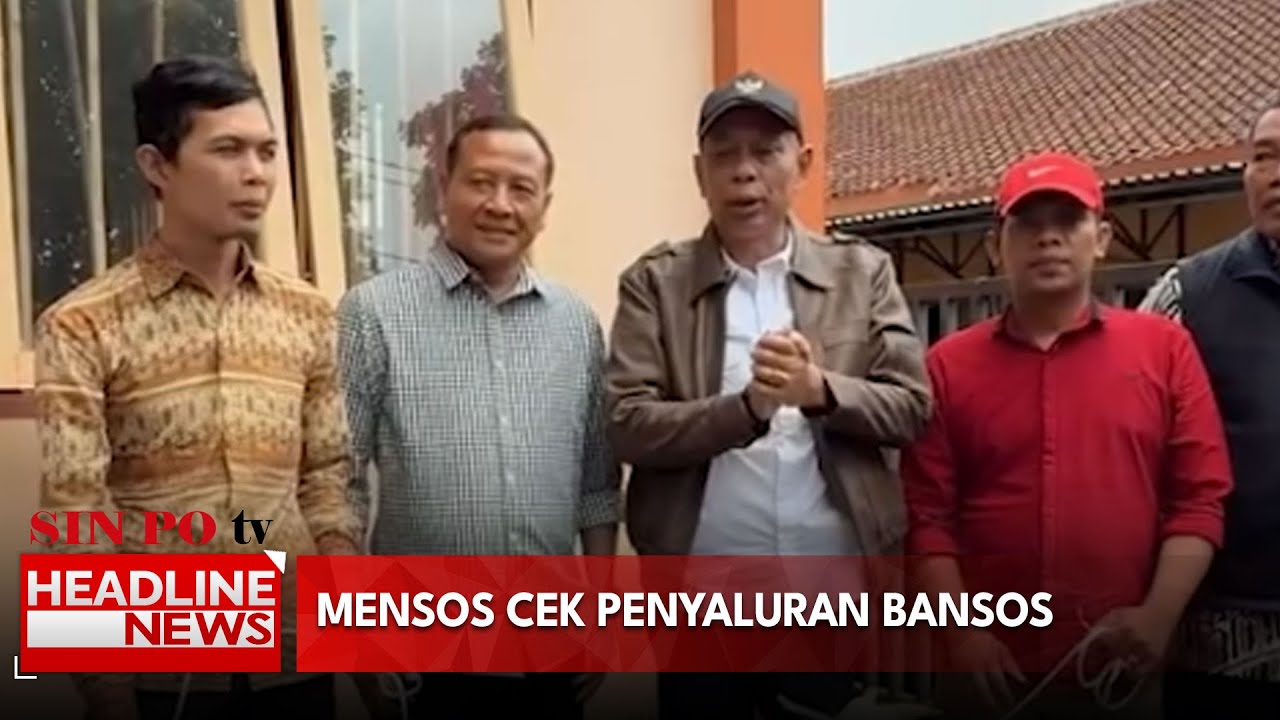 Mensos Cek Penyaluran Bansos