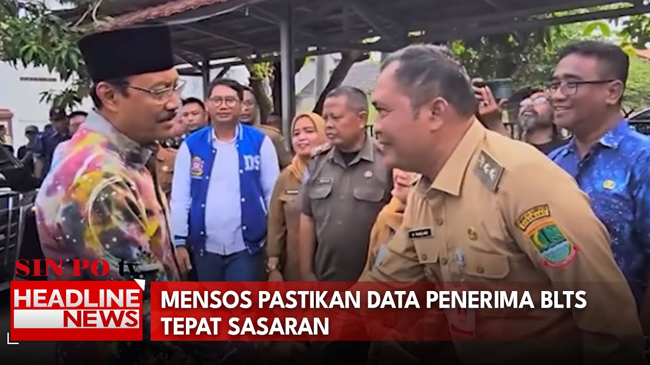 Mensos Pastikan Data Penerima BLTS Tepat Sasaran