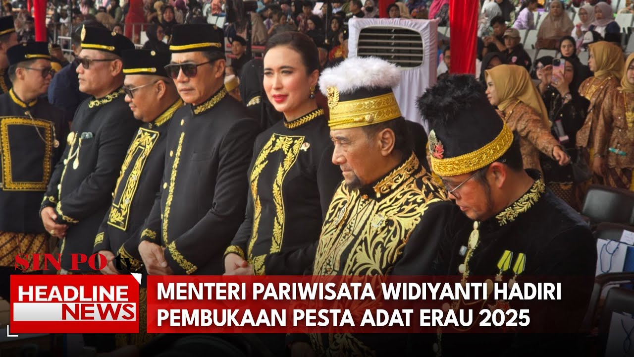 Menteri Pariwisata Widiyanti Hadiri Pembukaan Pesta Adat Erau 2025