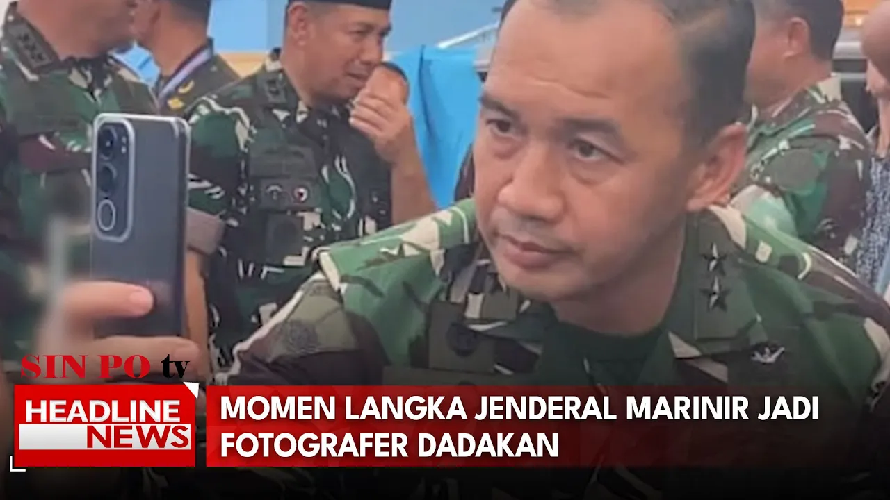 Momen Langka Jenderal Marinir Jadi Fotografer Dadakan