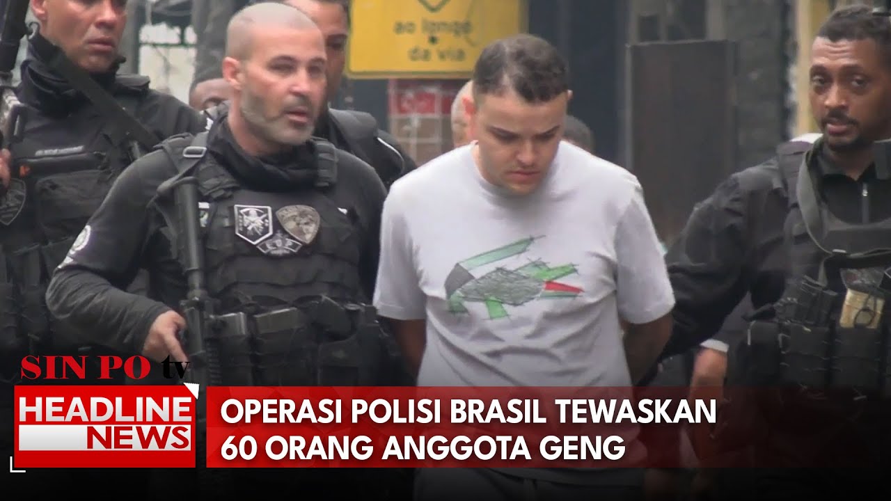 Operasi Polisi Brasil Tewaskan 60 Orang Anggota Geng