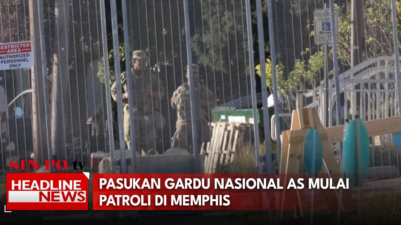 Pasukan Gardu Nasional AS Mulai Patroli Di Memphis