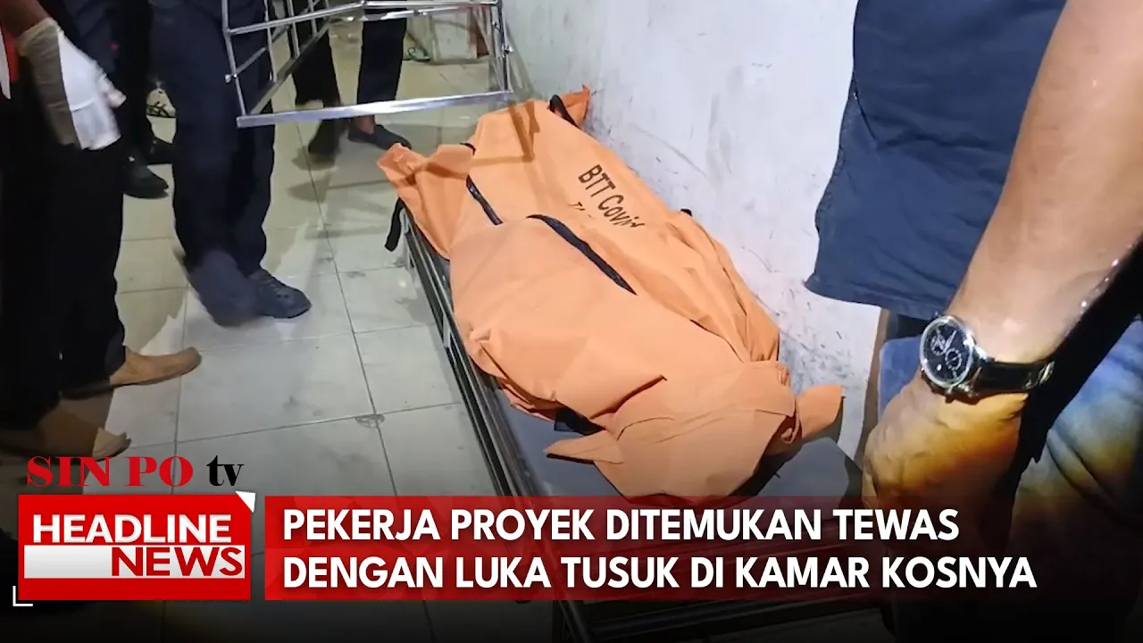 Pekerja Proyek Ditemukan Tewas dengan Luka Tusuk di Kamar Kosnya