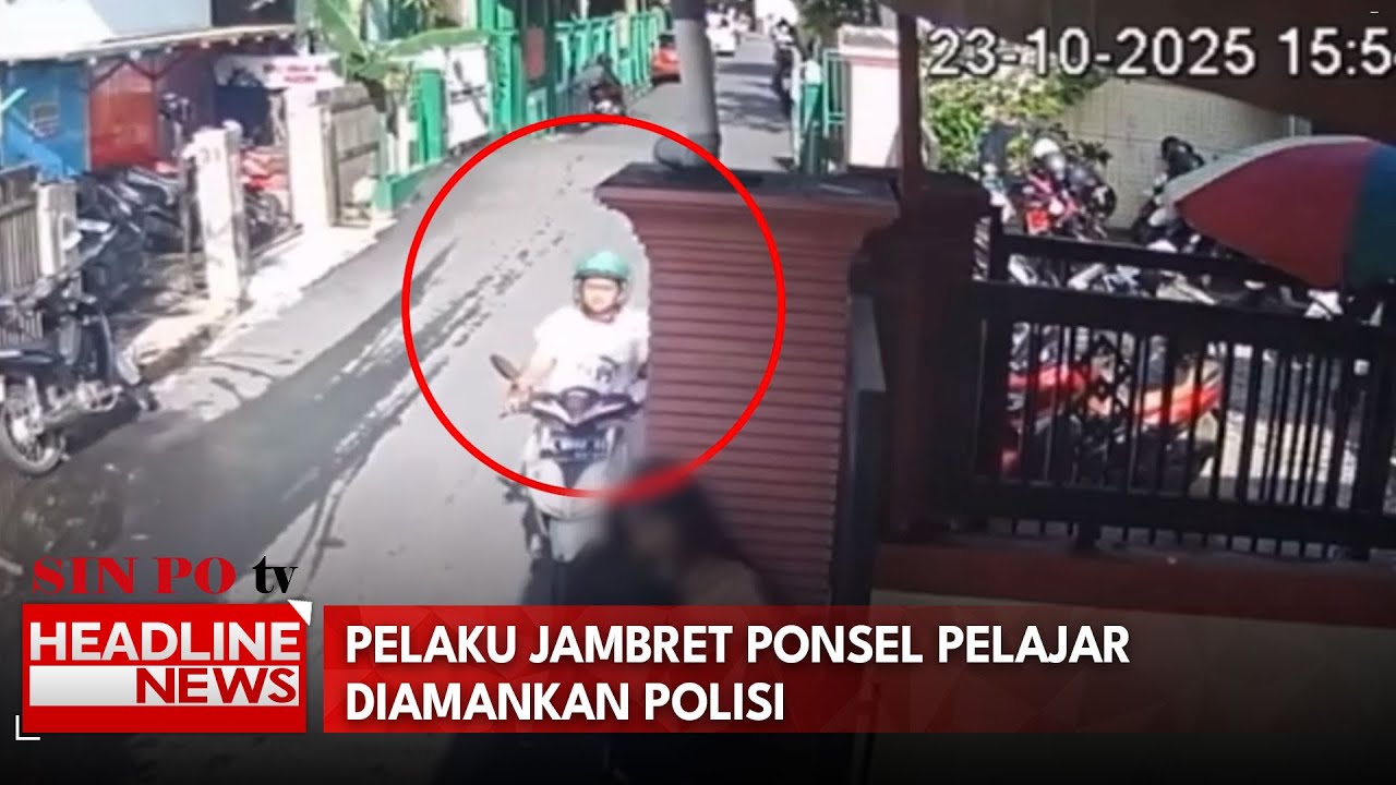 Pelaku Jambret Ponsel Pelajar Diamankan Polisi