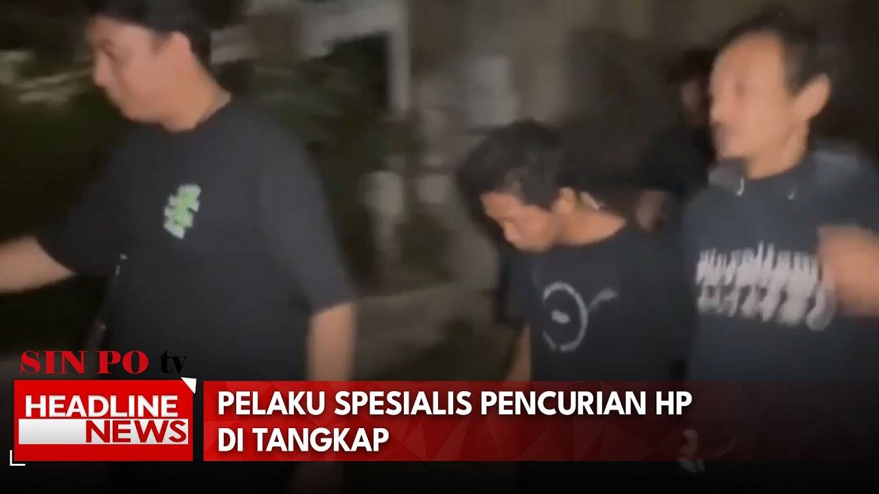 Pelaku Spesialis Pencurian HP Ditangkap