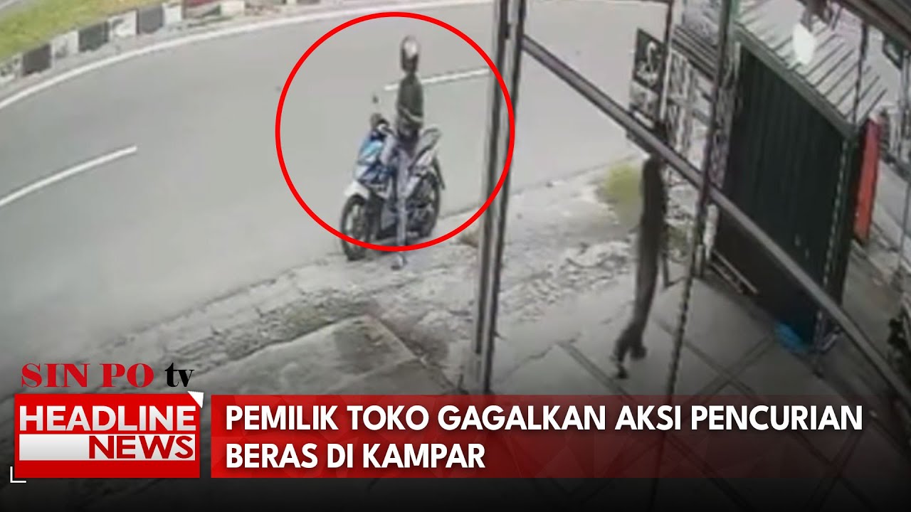 Pemilik Toko Gagalkan Aksi Pencurian Beras Di Kampar
