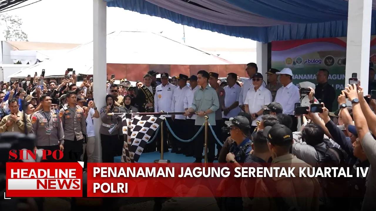 Penanaman Jagung Serentak Kuartal IV Polri