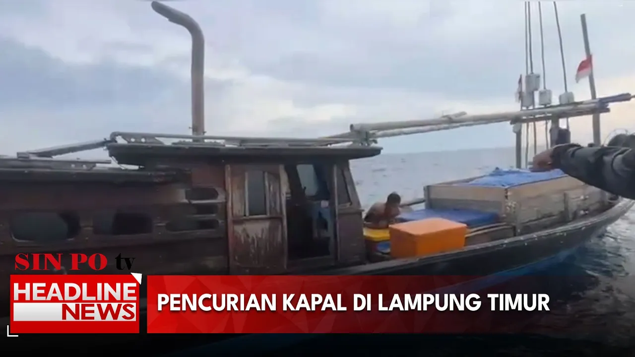 Pencurian Kapal di Lampung Timur