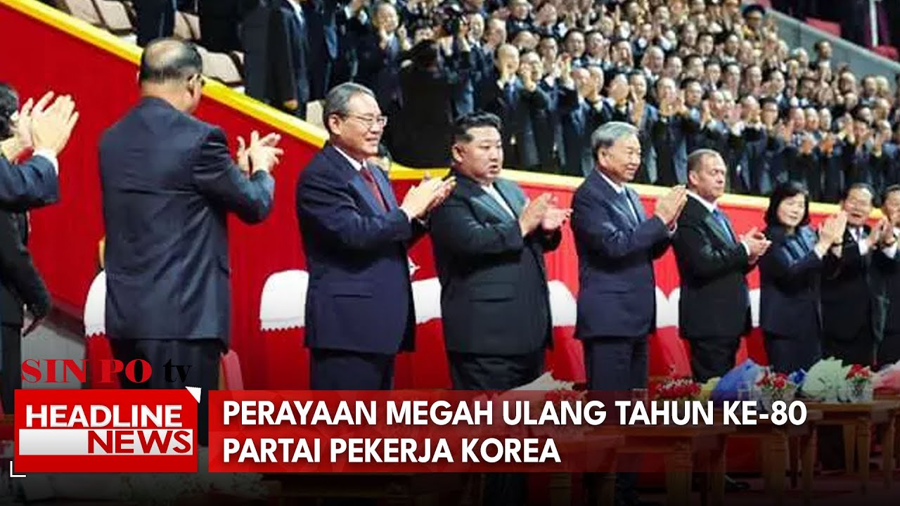 Perayaan Megah Ulang Tahun Ke-80 Partai Pekerja Korea