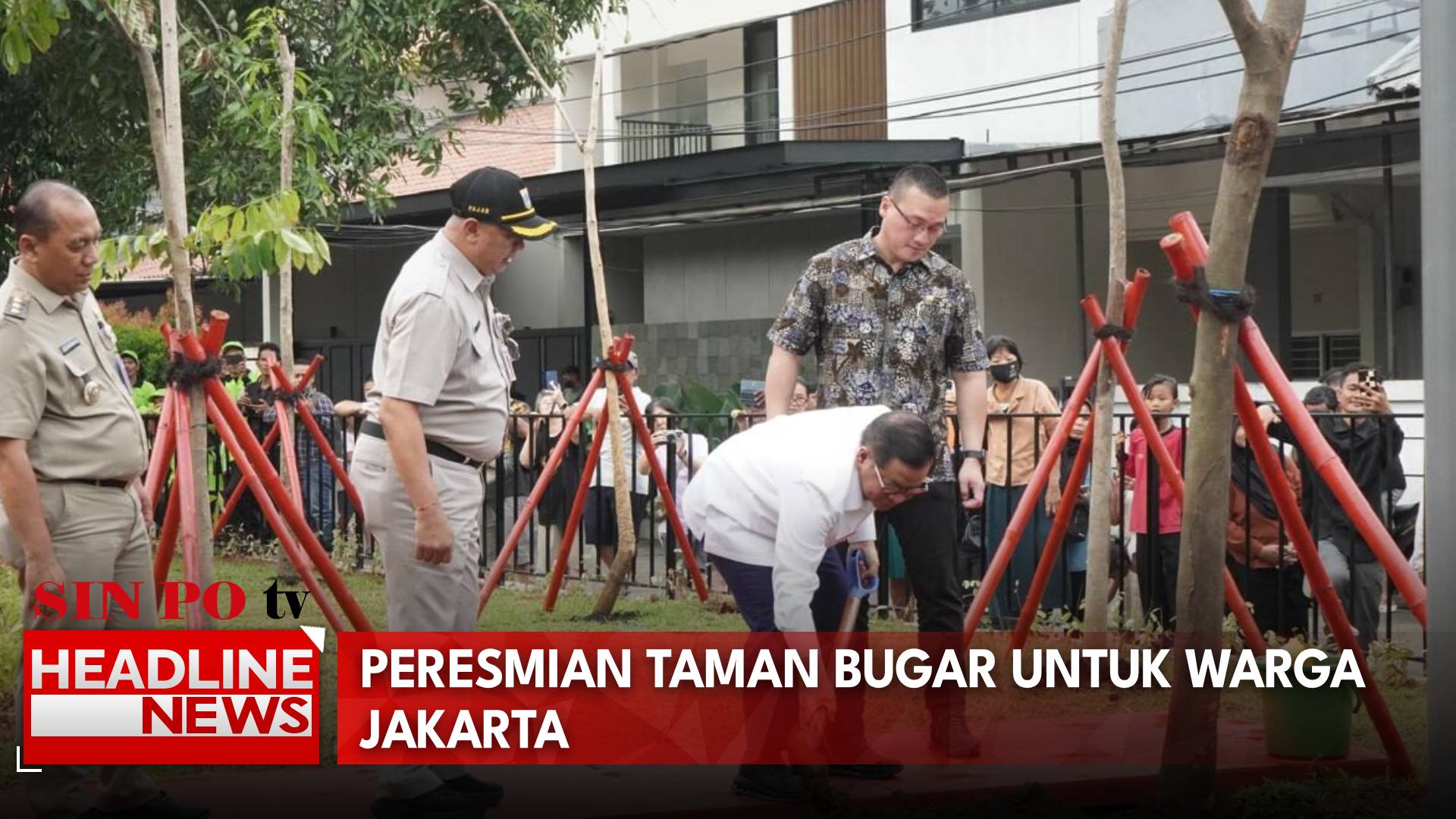 Peresmian Taman Bugar Untuk Warga Jakarta