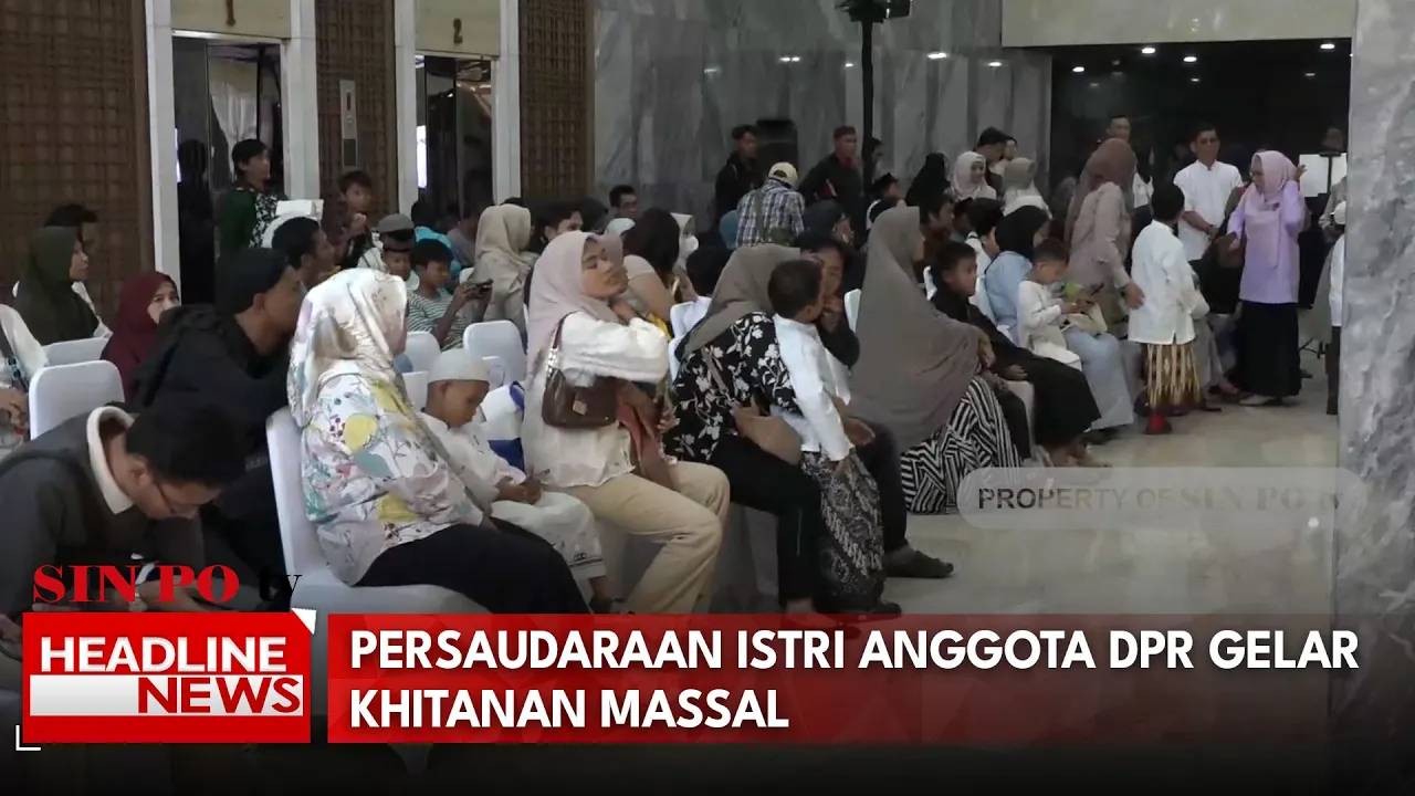 Persaudaraan Istri Anggota DPR Gelar Khitanan Massal