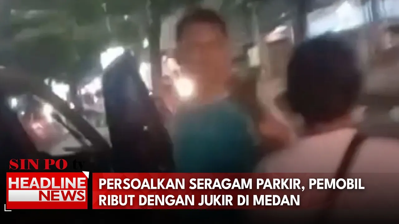 Persoalkan Seragam Parkir, Pemobil Ribut Dengan Jukir Di Medan