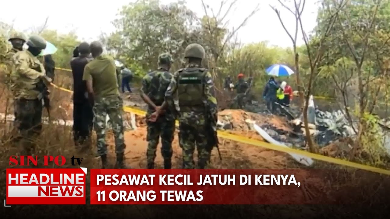Pesawat Kecil Jatuh Di Kenya, 11 Orang Tewas