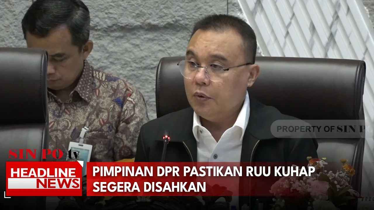 Pimpinan DPR Pastikan RUU KUHAP Segera Disahkan