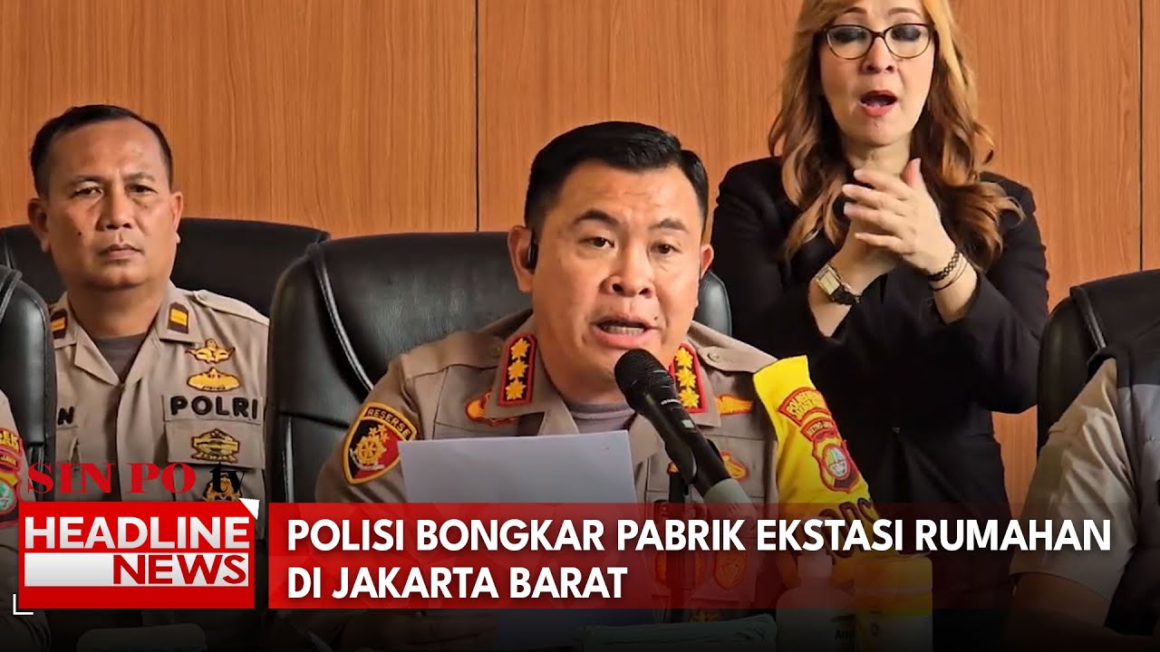 Polisi Bongkar Pabrik Ekstasi Rumahan Di Jakarta Barat