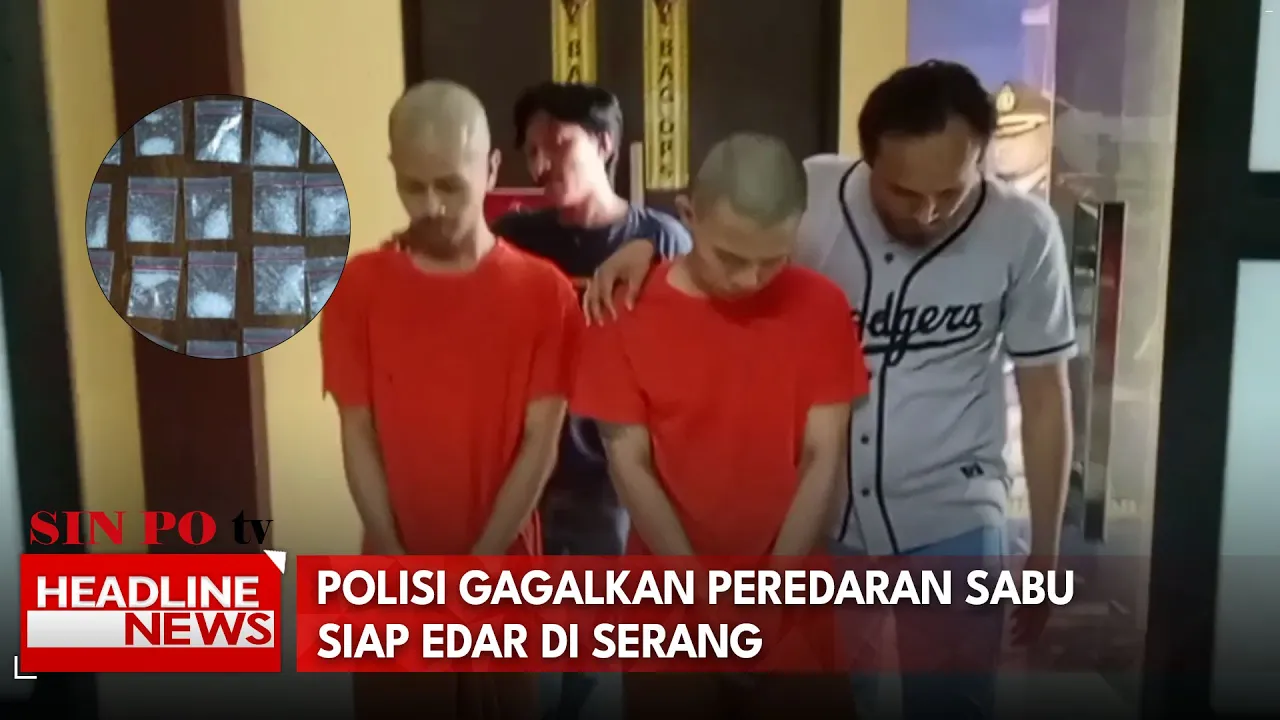 Polisi Gagalkan Peredaran Sabu Siap Edar di Serang