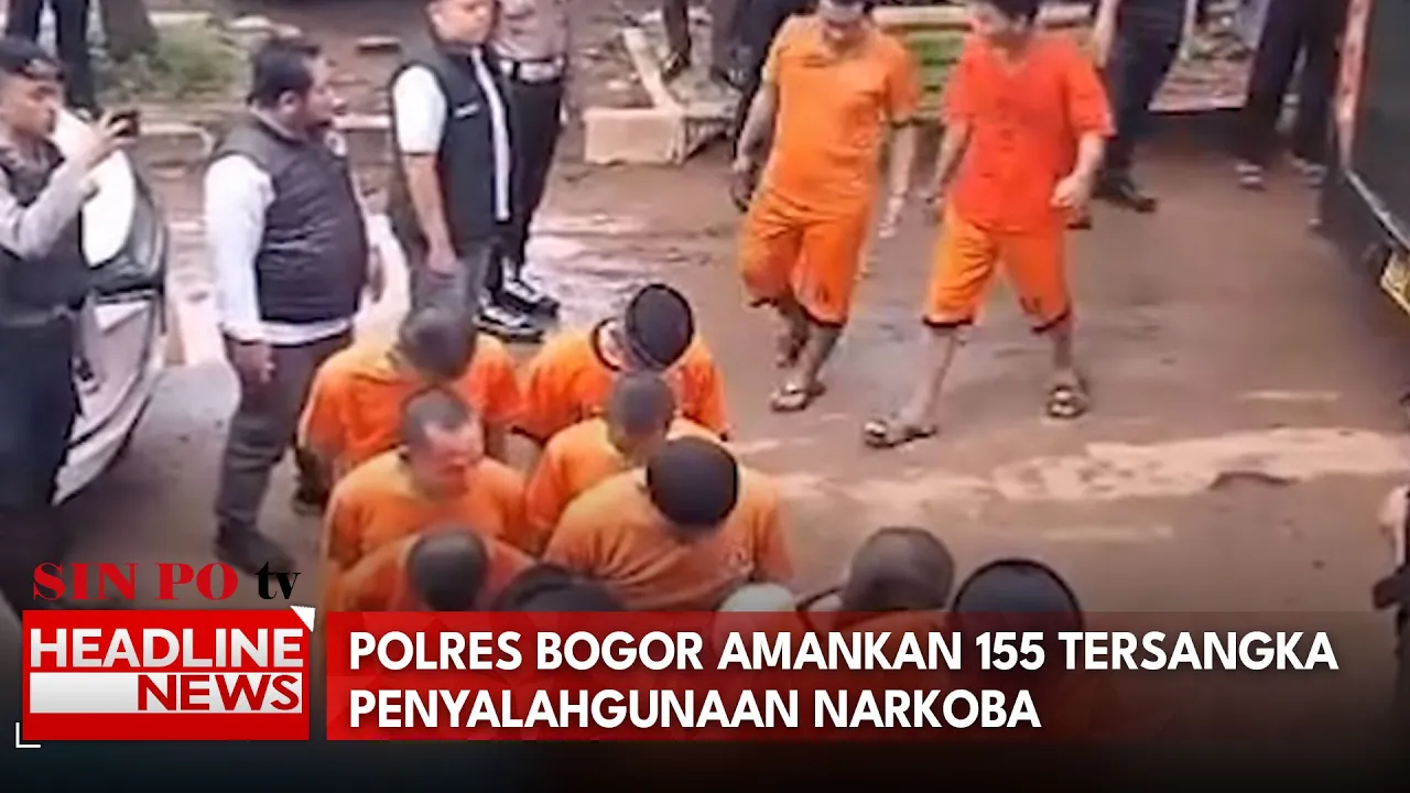Polres Bogor Amankan 155 Tersangka Penyalahgunaan Narkoba