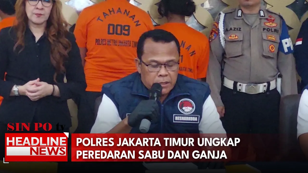 Polres Jakarta Timur Ungkap Peredaran Sabu Dan Ganja