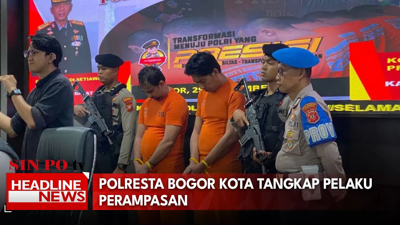 Polresta Bogor Kota Tangkap Pelaku Perampasan Bermodus Polisi Gadungan