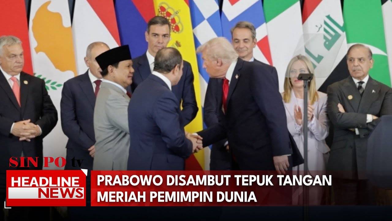 Prabowo Disambut Tepuk Tangan Meriah Pemimpin Dunia