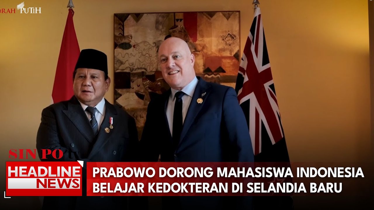 Prabowo Dorong Mahasiswa Indonesia Belajar Kedokteran Di Selandia Baru