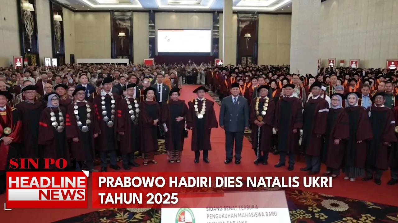 Prabowo Hadiri Dies Natalis Ukri Tahun 2025