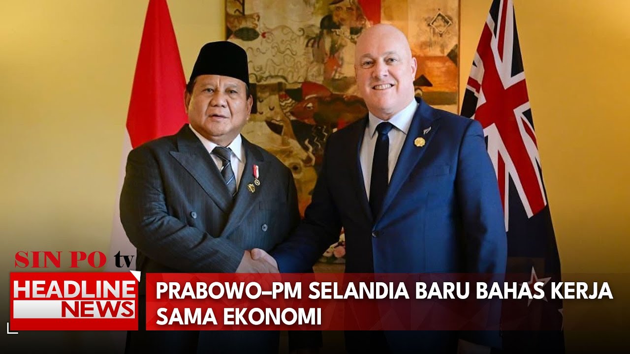 Prabowo–PM Selandia Baru Bahas Kerja Sama Ekonomi