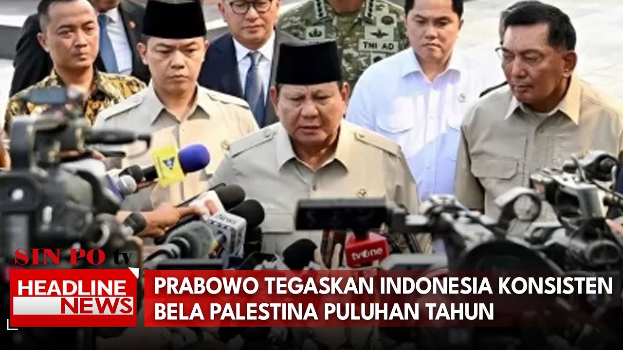 Prabowo Tegaskan Indonesia Konsisten Bela Palestina Puluhan Tahun