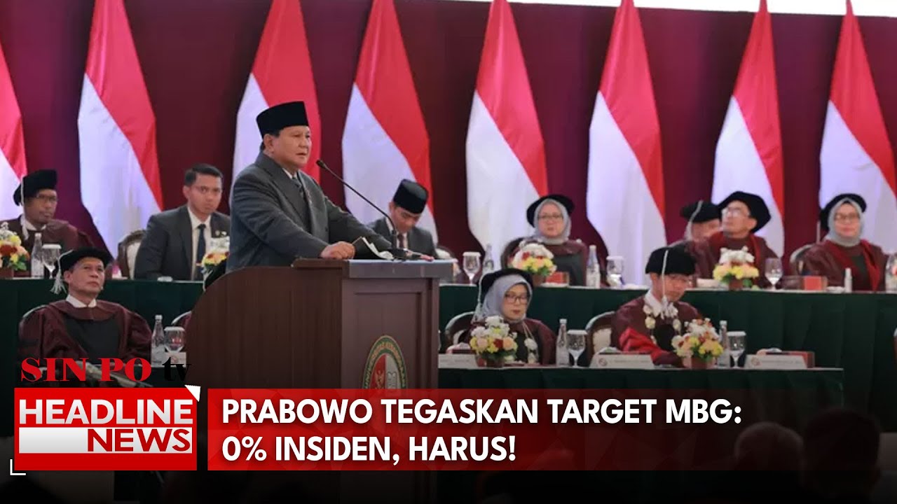 Prabowo Tegaskan Target MBG: 0% Insiden, Harus!