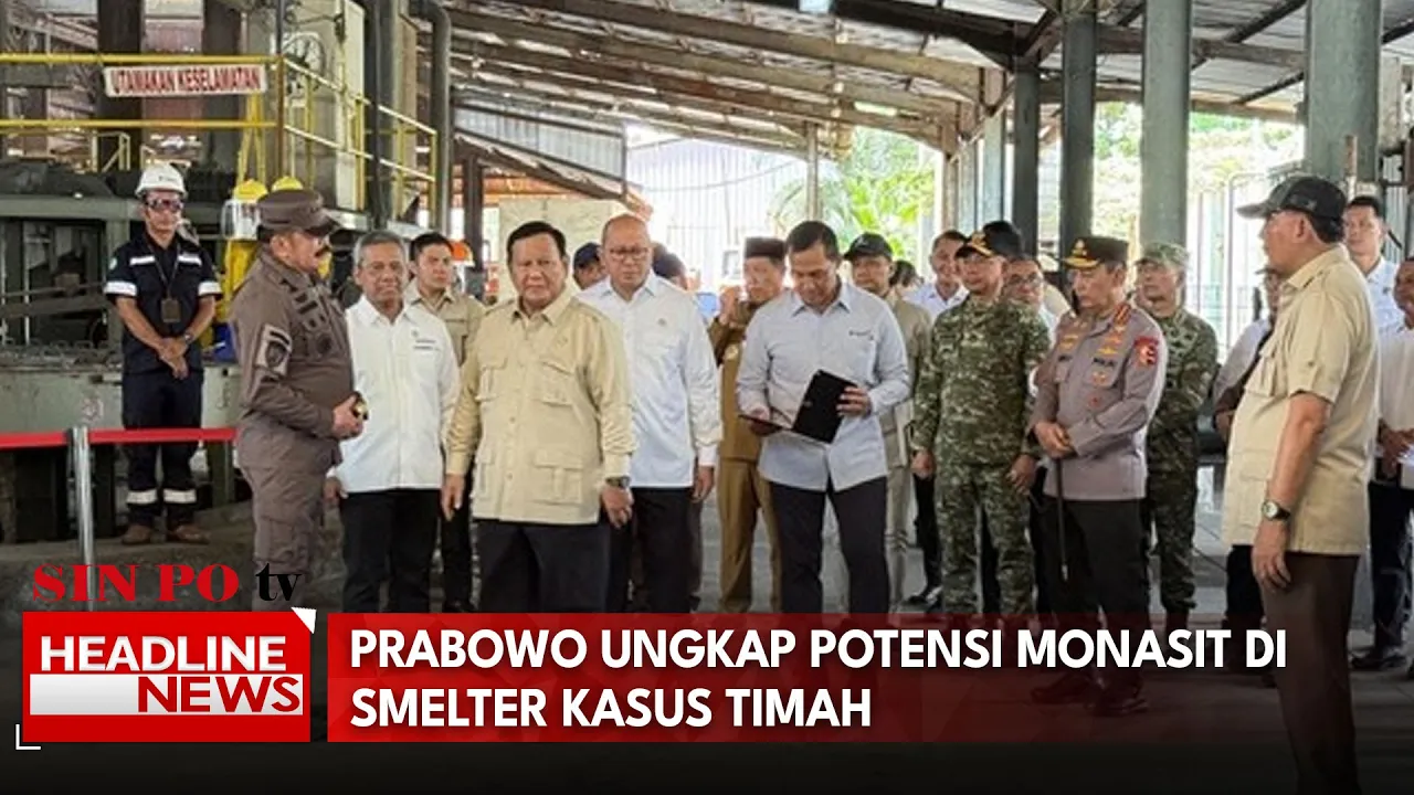 Prabowo Ungkap Potensi Monasit Di Smelter Kasus Timah
