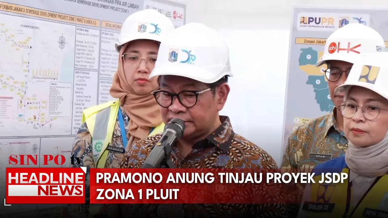 Pramono Anung Tinjau Proyek JSDP Zona 1 Pluit