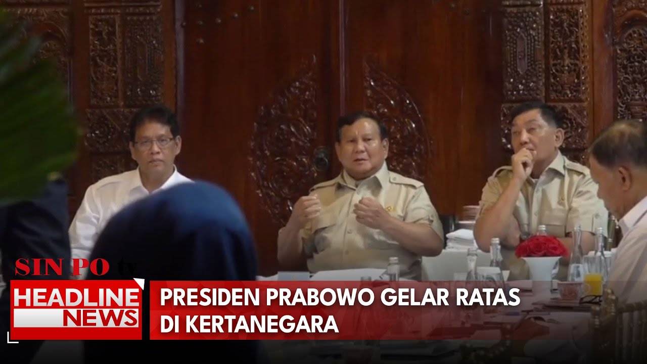 Presiden Prabowo Gelar Ratas Di Kertanegara