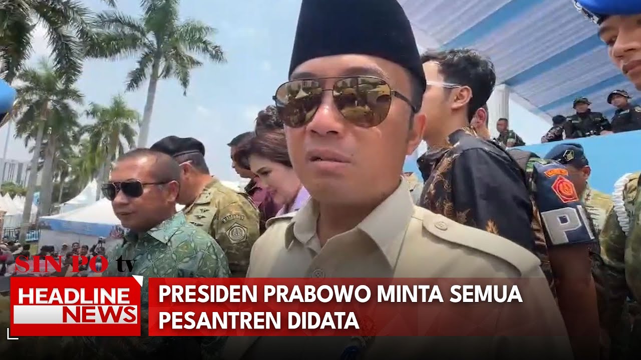 Presiden Prabowo Minta Semua Pesantren Didata