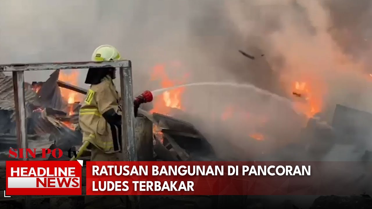 Ratusan Bangunan Di Pancoran Ludes Terbakar
