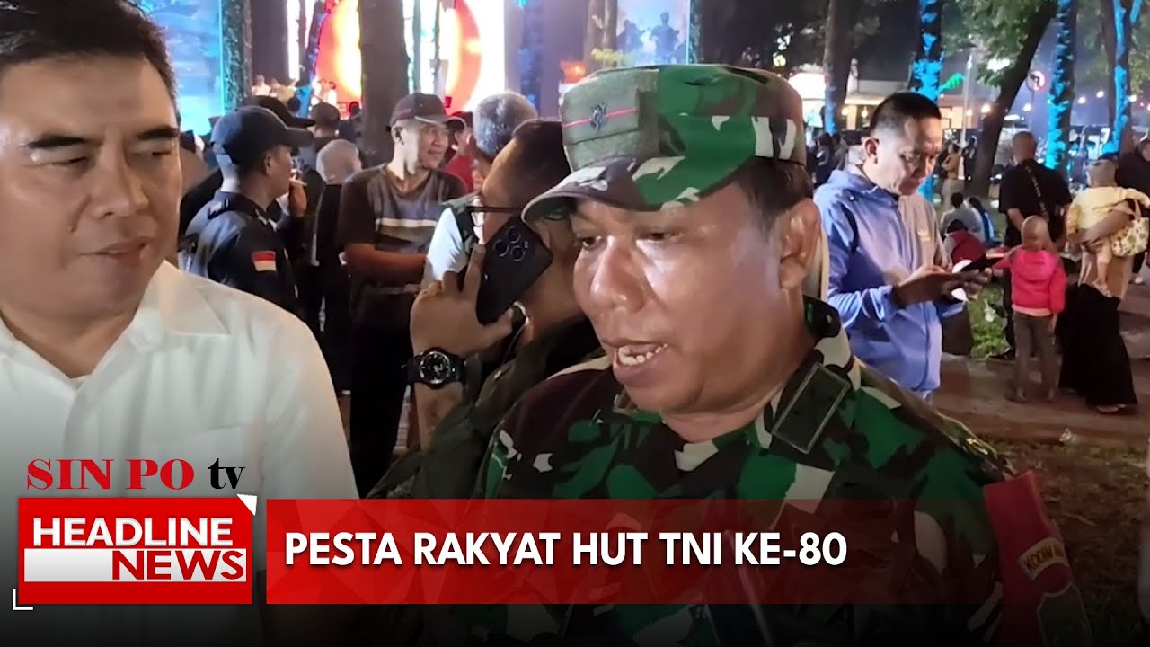Ratusan Warga Kebayoran Baru Meriahkan HUT TNI ke-80