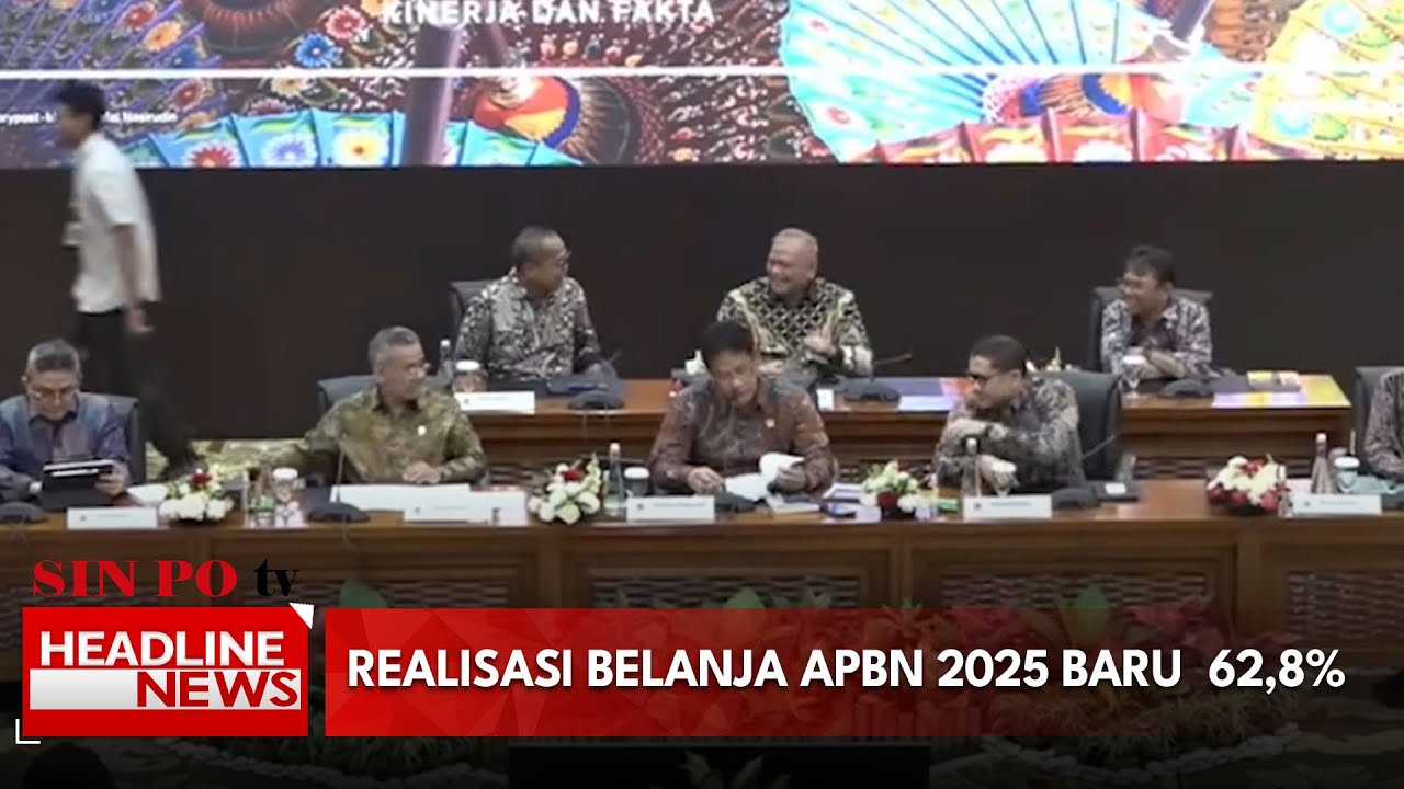 Realisasi Belanja APBN 2025 Baru 62,8%