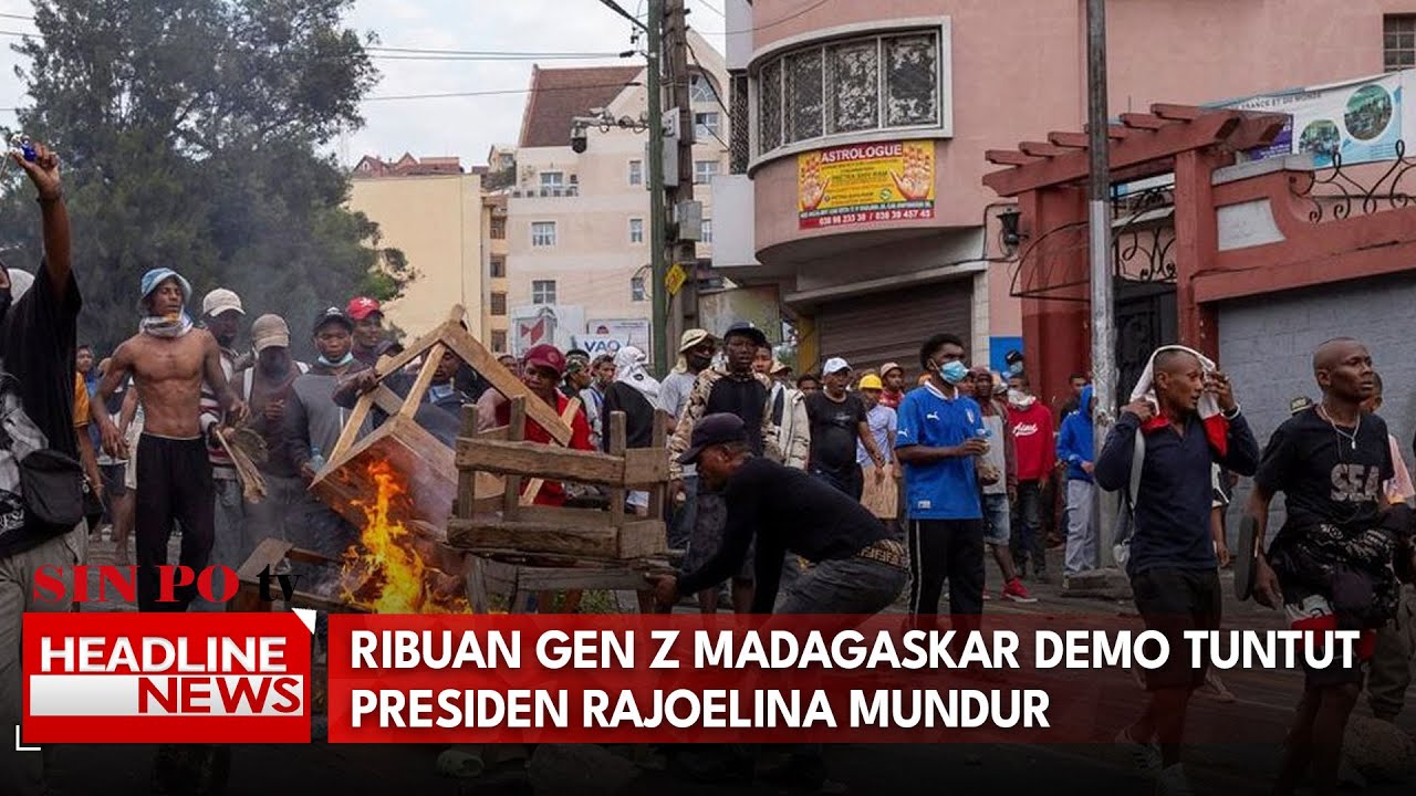 Ribuan Gen Z Madagaskar Demo Tuntut Presiden Rajoelina Mundur