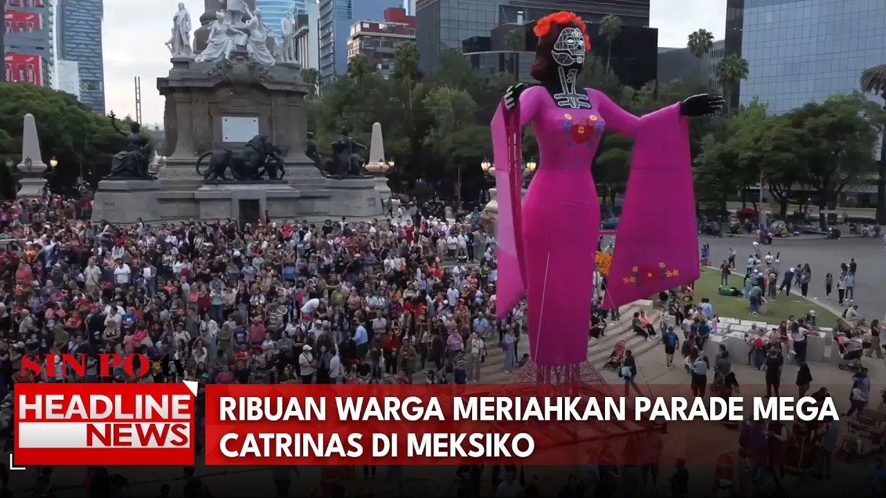Ribuan Warga Meriahkan Parade Mega Catrinas Di Meksiko