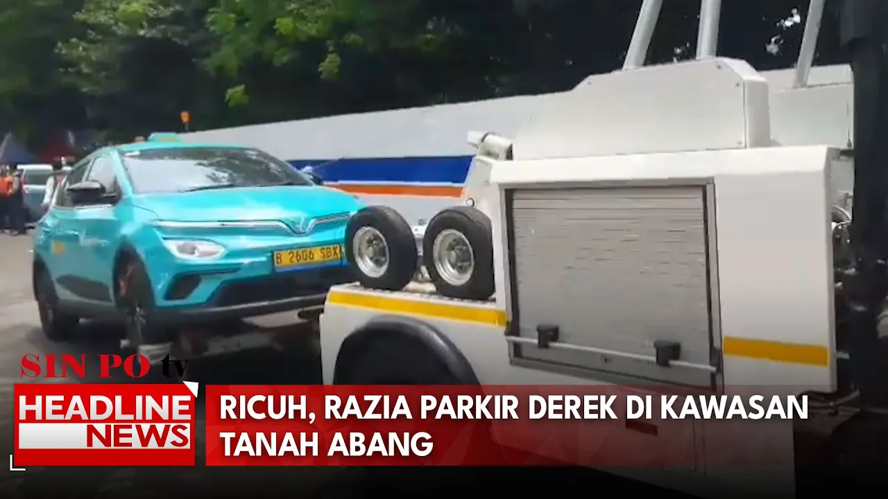 Ricuh, Razia Parkir Derek Di Kawasan Tanah Abang